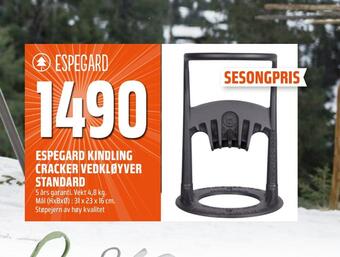 Coop Obs Espegard kindling cracker vedkløyver standard tilbud