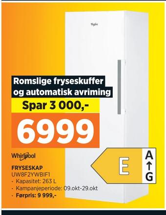 POWER Fryseskap tilbud