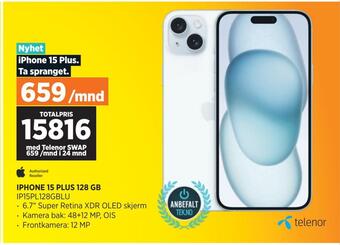POWER Iphone 15 plus 128 gb tilbud