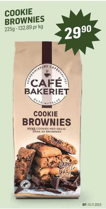 Holdbart Cookie brownies tilbud