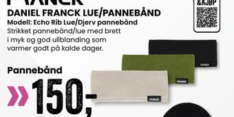 Sport Outlet Daniel franck lue/pannebånd tilbud