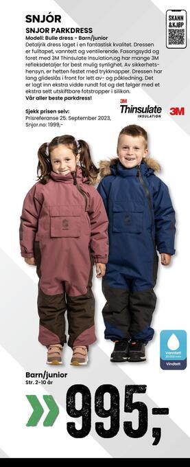 Sport Outlet Snjor parkdress tilbud