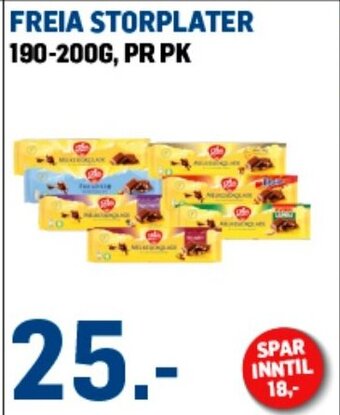 Price Lagerbutikk FREIA STORPLATER tilbud
