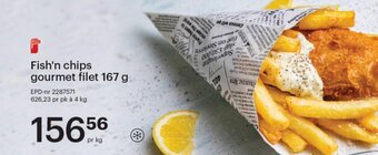 Storcash Fish'n chips gourmet filet 167 g tilbud