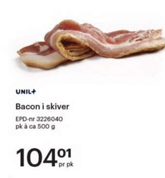Storcash Bacon i skiver tilbud