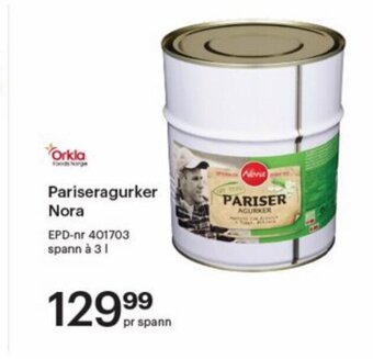 Storcash Pariseragurker Nora tilbud