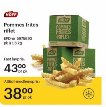 Storcash Pommes frites riflet tilbud