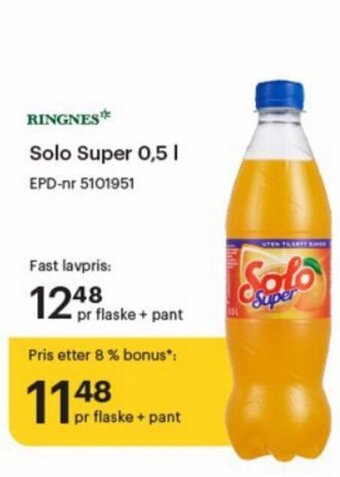Storcash Solo Super 0,5 L tilbud