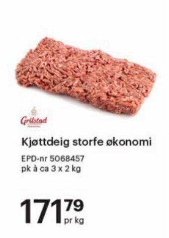 Storcash Kjøttdeig storfe økonomi tilbud