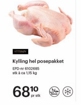 Storcash Kylling hel posepakket tilbud