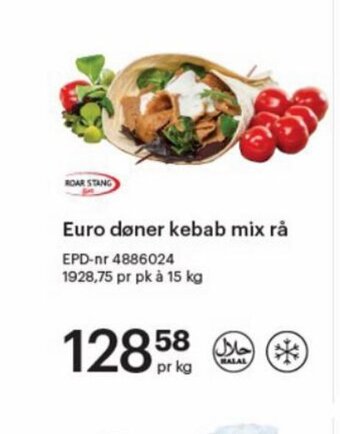 Storcash Euro døner kebab mix rå tilbud