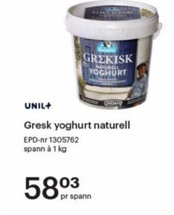 Storcash Gresk yoghurt naturell tilbud