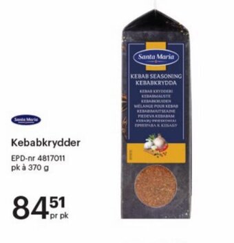 Storcash Santa Maria Kebabkrydder tilbud