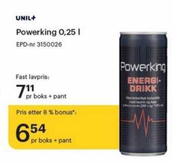 Storcash UNIL+ Powerking 0,25 L tilbud