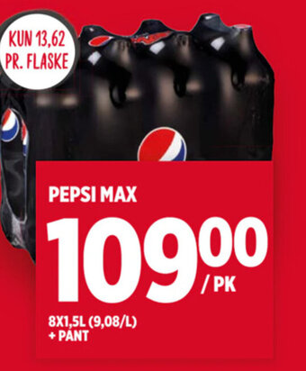 Meny PEPSI MAX tilbud