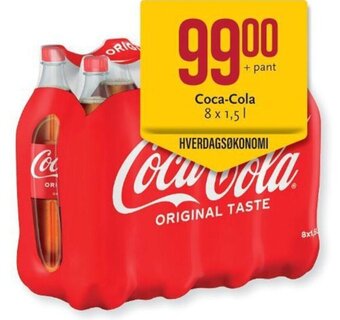 CC Mat Coca-Cola 8x1,5L tilbud