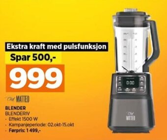 POWER BLENDER BLENDERIV tilbud