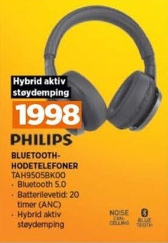 POWER BLUETOOTH- HODETELEFONER TAH9505BK00 tilbud