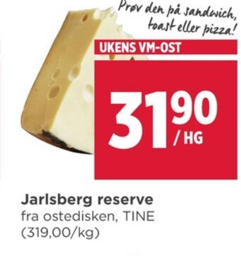 Meny Jarlsberg skæreost tilbud