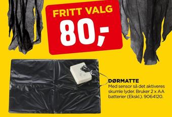 jem & fix Dørmatte tilbud