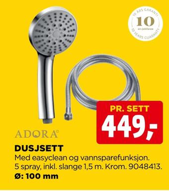 jem & fix Dusjsett tilbud