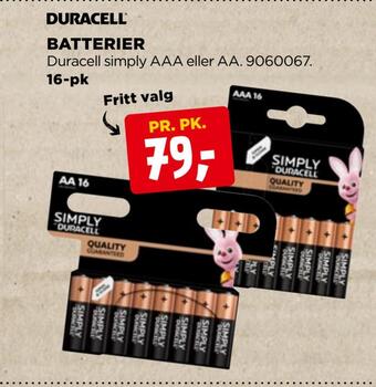 jem & fix Batterier tilbud