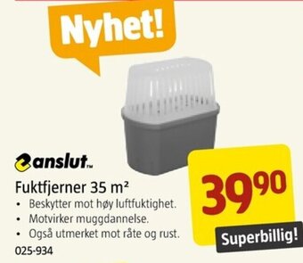 Jula Fuktfjerner 35 m² tilbud