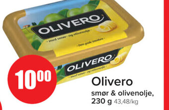 Spar Olivero smør & olivenolje, 230 g tilbud