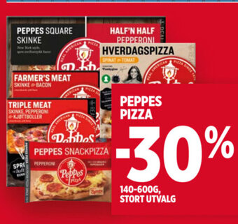 Meny PEPPES PIZZA tilbud