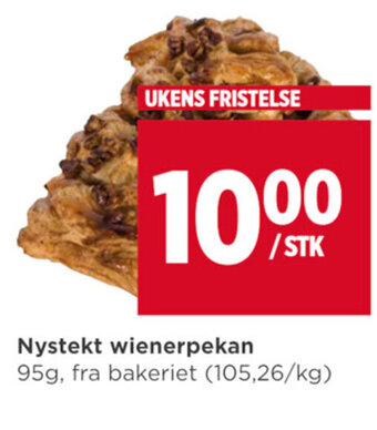 Meny Nystekt wienerpekan tilbud