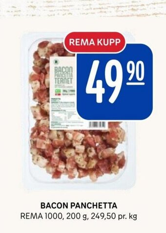 Rema 1000 BACON PANCHETTA tilbud