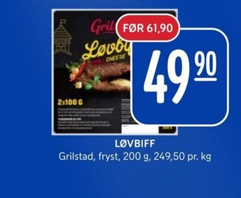 Rema 1000 LØVBIFF Grilstad tilbud