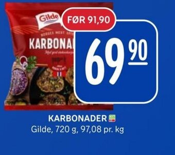 Rema 1000 KARBONADER Gilde tilbud