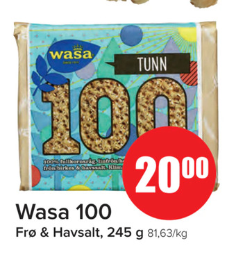 Spar Wasa 100 tilbud