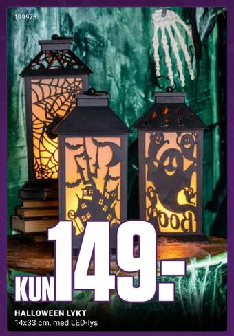 Europris Halloween lykt tilbud