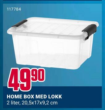Europris Home box med lokk tilbud