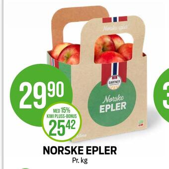 Kiwi Norske epler tilbud