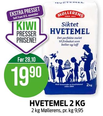 Kiwi Hvetemel 2 kg tilbud
