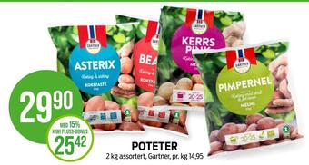 Kiwi Poteter tilbud