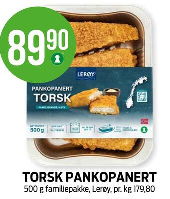 Kiwi Torsk pankopanert tilbud