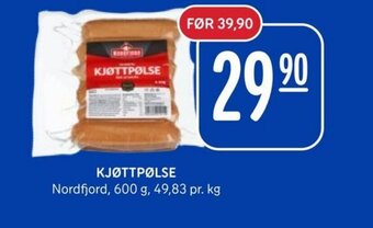 Rema 1000 KJØTTPØLSE Nordfjord tilbud