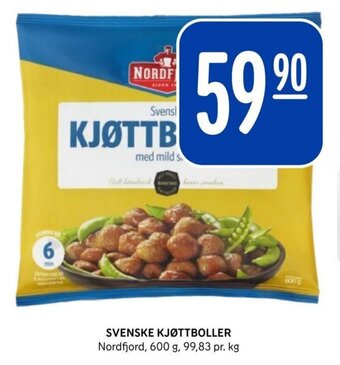 Rema 1000 SVENSKE KJØTTBOLLER Nordfjord tilbud