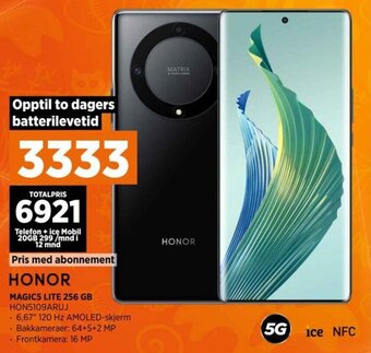 POWER HONOR MAGICS LITE 256 GB HON5109ARUJ tilbud