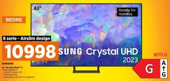 POWER SAMSUNG 65" 4K UHD SMART TV TU65CU8505KXX tilbud