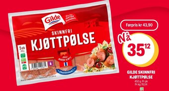 Coop Extra GILDE SKINNFRI KJØTTPØLSE tilbud