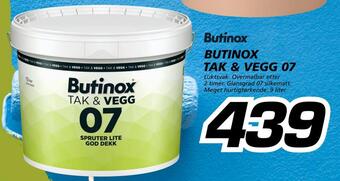 Coop Byggmix Butinox tak & vegg 07 tilbud