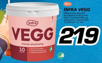 Coop Byggmix Infra vegg tilbud