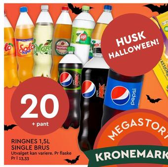 Coop Mega Ringnes 1,5l single brus tilbud