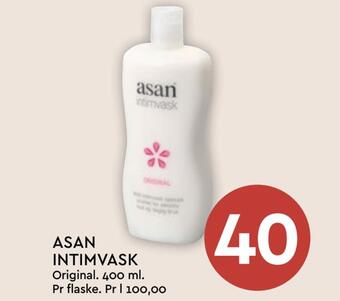 Coop Mega Asan intimvask tilbud