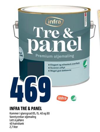 Obs Bygg Infra tre & panel tilbud